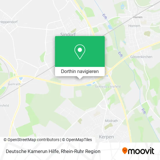 Deutsche Kamerun Hilfe Karte