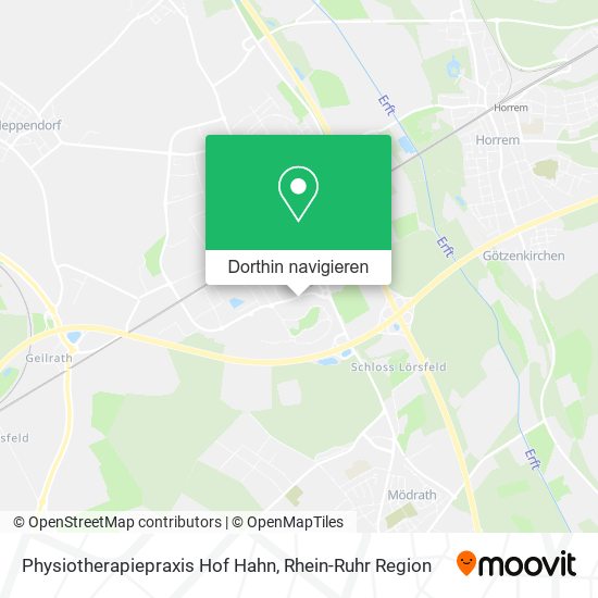 Physiotherapiepraxis Hof Hahn Karte