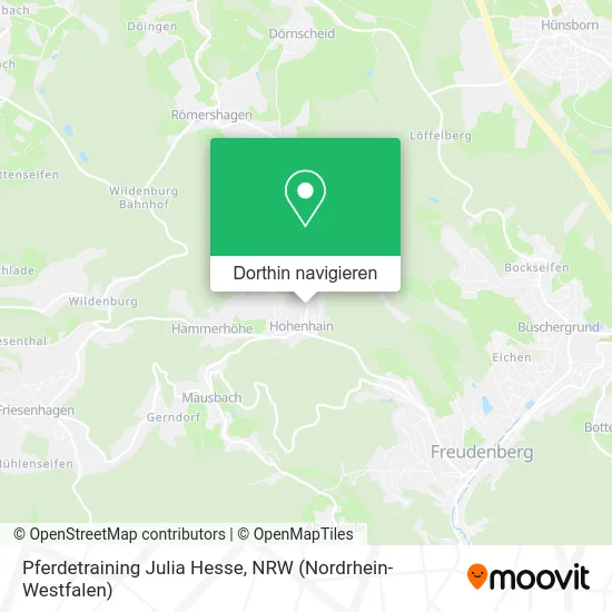 Pferdetraining Julia Hesse Karte