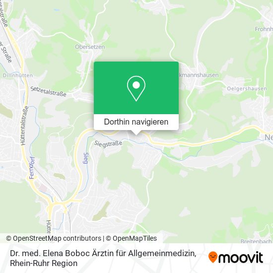 Dr. med. Elena Boboc Ärztin für Allgemeinmedizin Karte