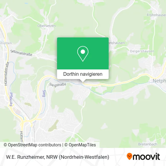 W.E. Runzheimer Karte