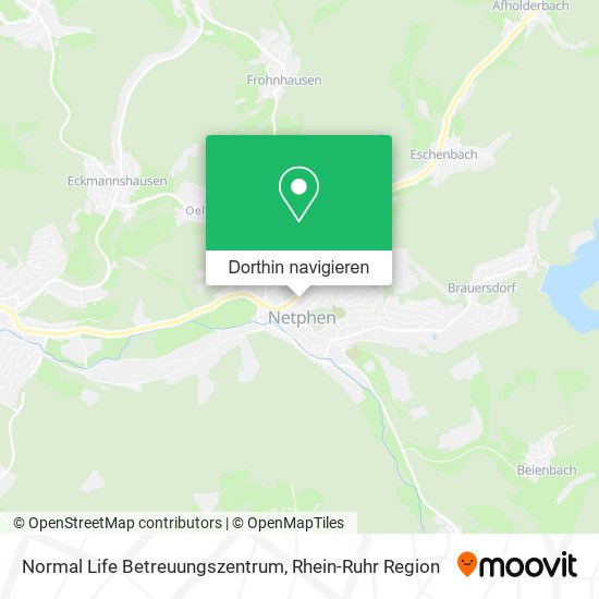Normal Life Betreuungszentrum Karte