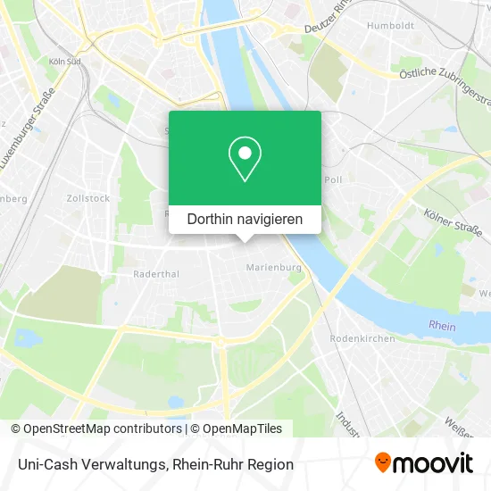 Uni-Cash Verwaltungs Karte