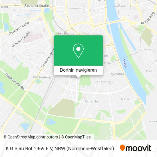 K G Blau Rot 1969 E V Karte