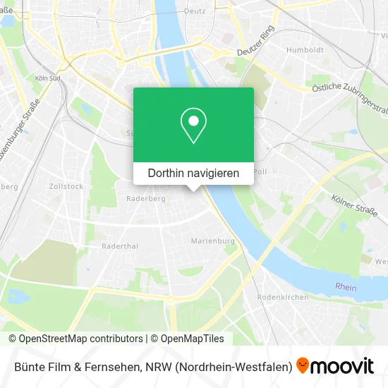 Bünte Film & Fernsehen Karte