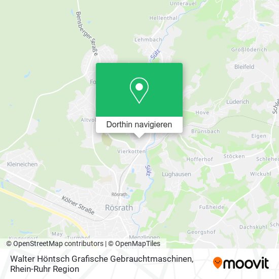 Walter Höntsch Grafische Gebrauchtmaschinen Karte