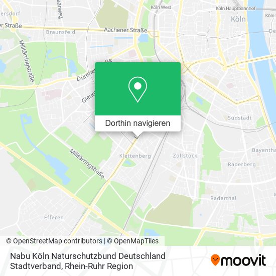 Nabu Köln Naturschutzbund Deutschland Stadtverband Karte