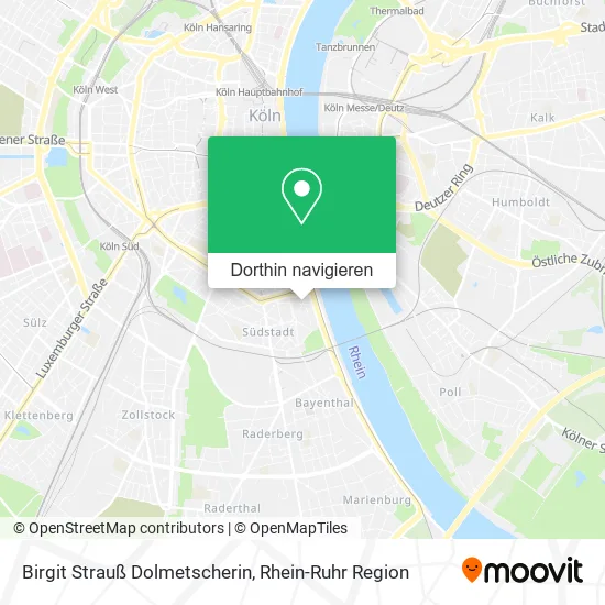 Birgit Strauß Dolmetscherin Karte