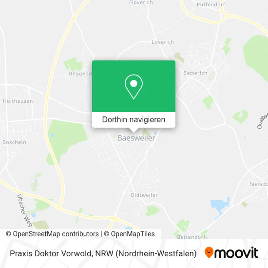 Praxis Doktor Vorwold Karte