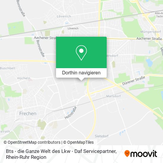 Bts - die Ganze Welt des Lkw - Daf Servicepartner Karte