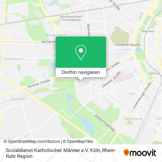 Sozialdienst Katholischer Männer e.V. Köln Karte