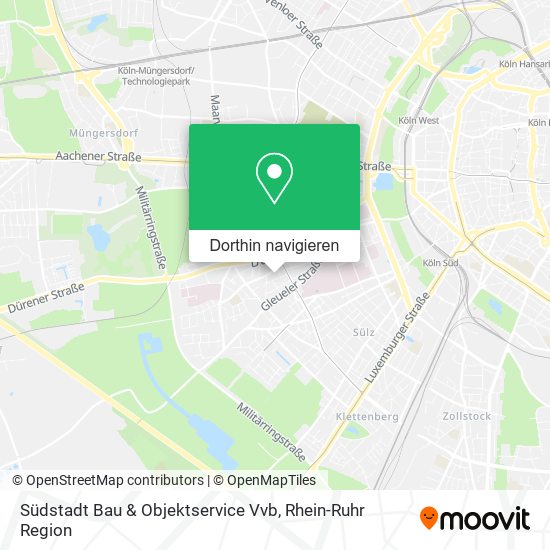 Südstadt Bau & Objektservice Vvb Karte
