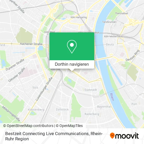 Bestzeit Connecting Live Communications Karte