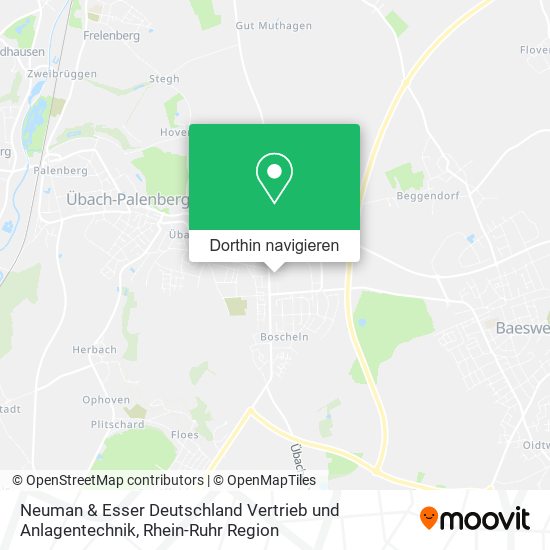 Neuman & Esser Deutschland Vertrieb und Anlagentechnik Karte