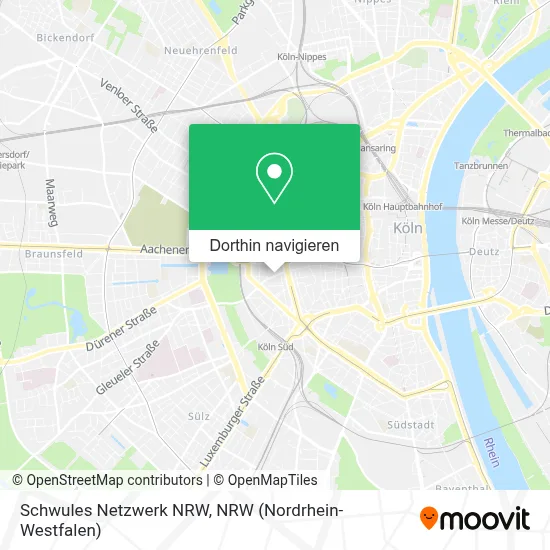 Schwules Netzwerk NRW Karte