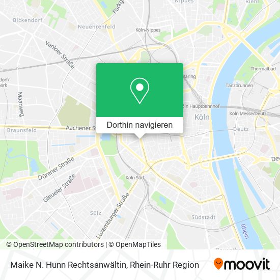 Maike N. Hunn Rechtsanwältin Karte