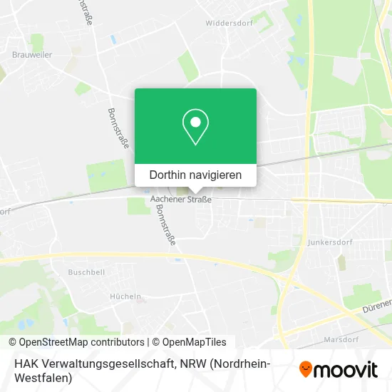 HAK Verwaltungsgesellschaft Karte