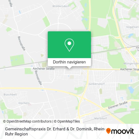 Gemeinschaftspraxis Dr. Erhard & Dr. Dominik Karte