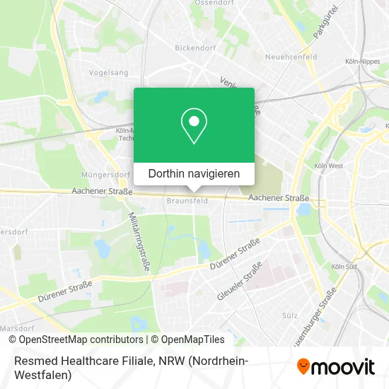 Resmed Healthcare Filiale Karte