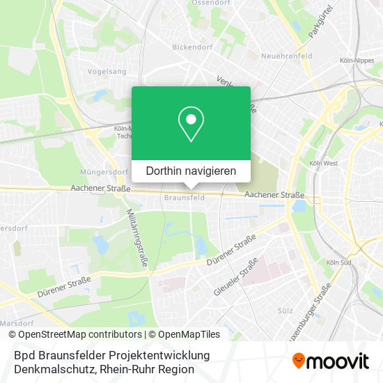 Bpd Braunsfelder Projektentwicklung Denkmalschutz Karte