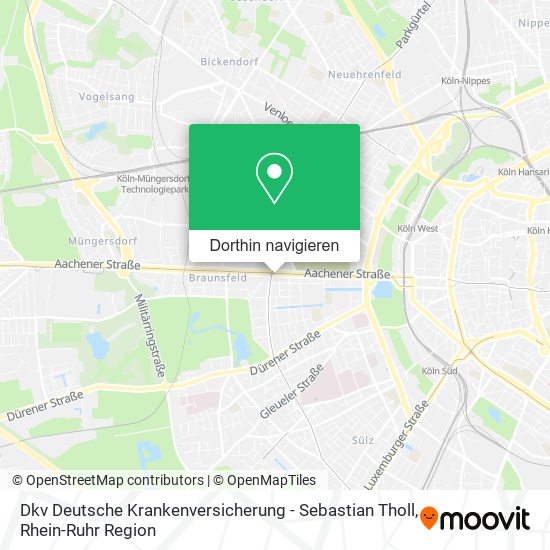 Dkv Deutsche Krankenversicherung - Sebastian Tholl Karte