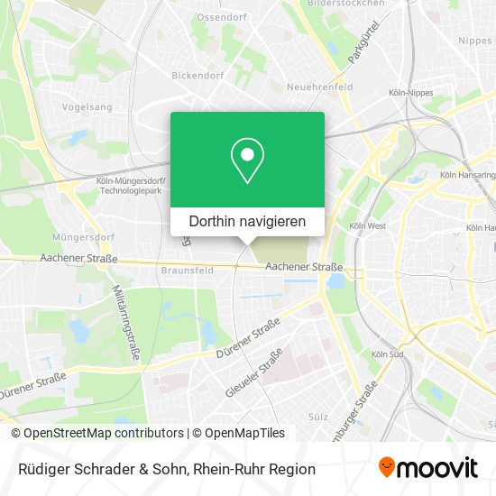 Rüdiger Schrader & Sohn Karte