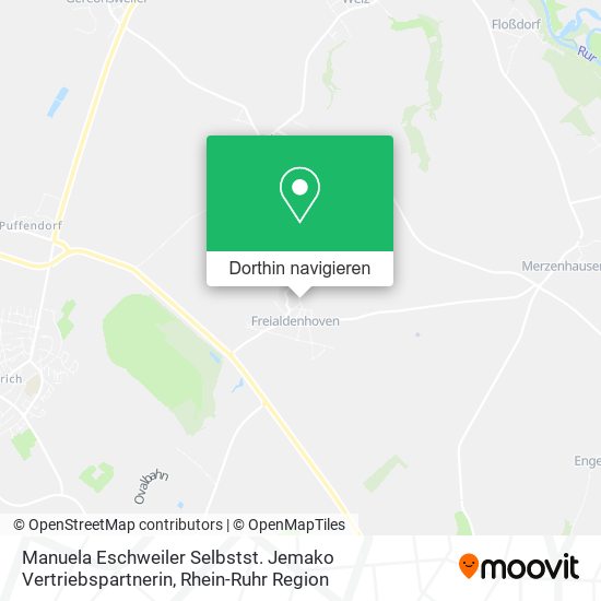 Manuela Eschweiler Selbstst. Jemako Vertriebspartnerin Karte