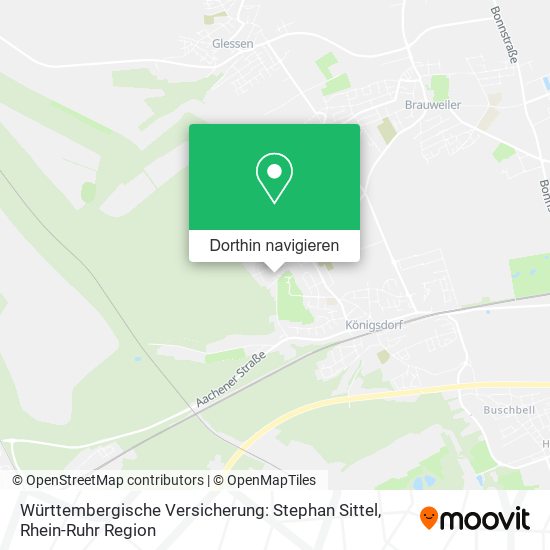 Württembergische Versicherung: Stephan Sittel Karte