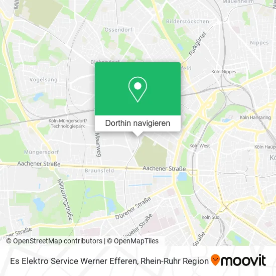 Es Elektro Service Werner Efferen Karte