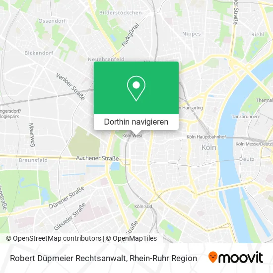 Robert Düpmeier Rechtsanwalt Karte