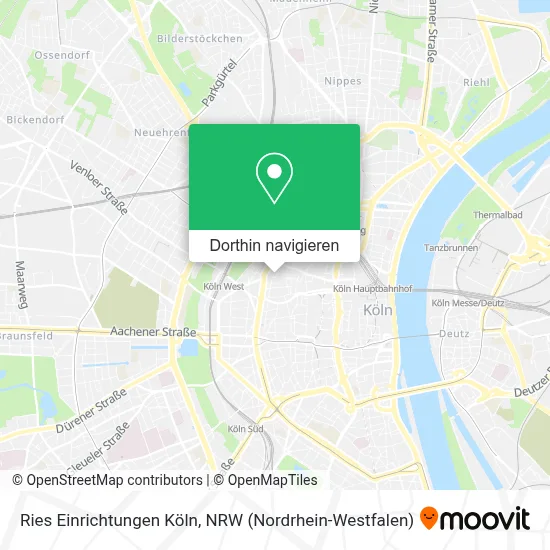 Ries Einrichtungen Köln Karte