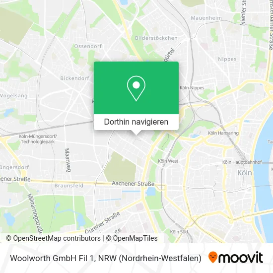 Woolworth GmbH Fil 1 Karte