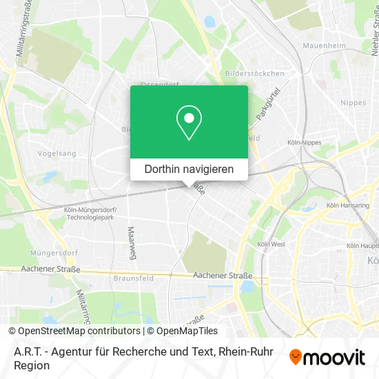 A.R.T. - Agentur für Recherche und Text Karte