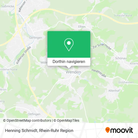 Henning Schmidt Karte