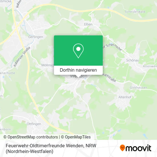 Feuerwehr-Oldtimerfreunde Wenden Karte