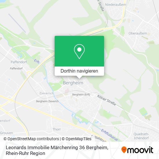 Leonards Immobilie Märchenring 36 Bergheim Karte