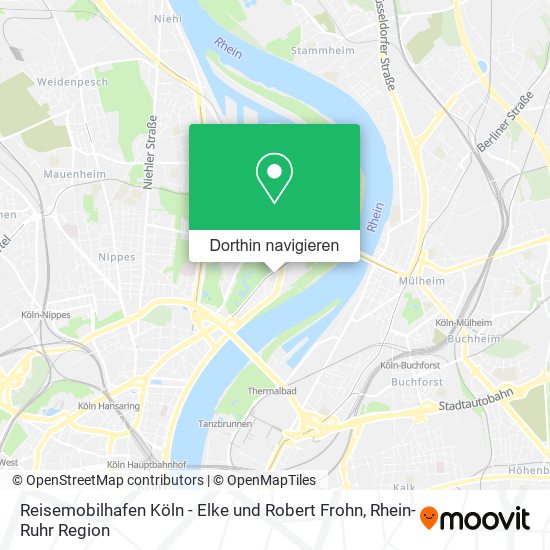 Reisemobilhafen Köln - Elke und Robert Frohn Karte