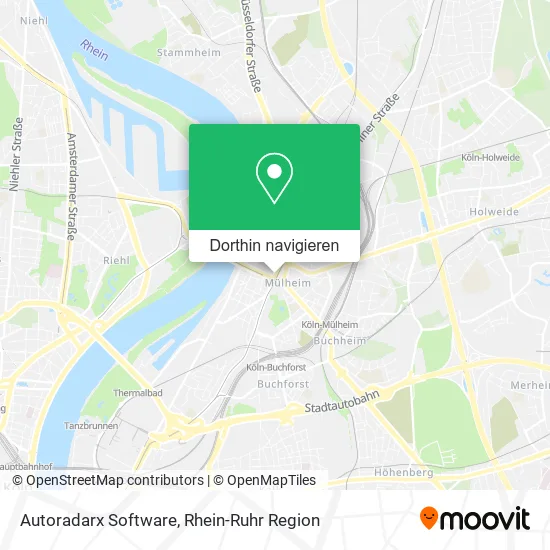 Autoradarx Software Karte