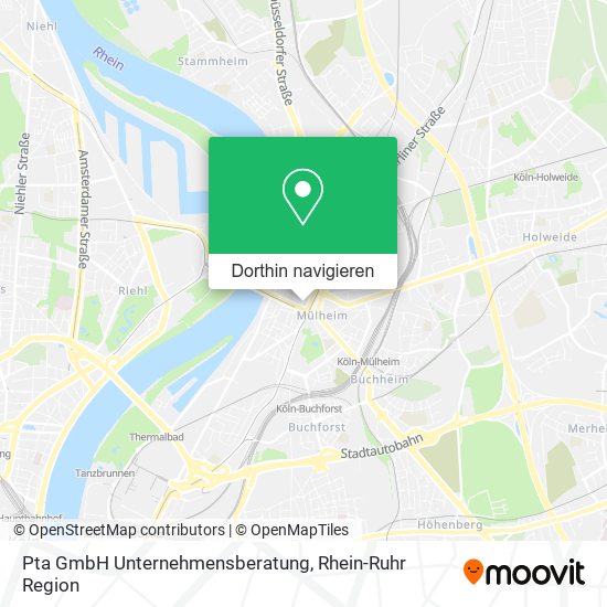 Pta GmbH Unternehmensberatung Karte