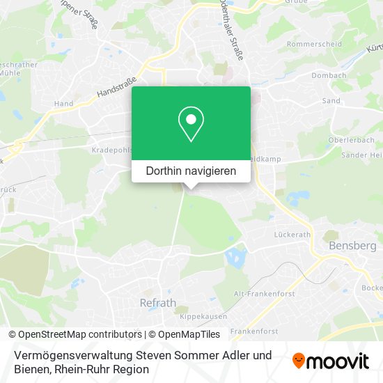 Vermögensverwaltung Steven Sommer Adler und Bienen Karte