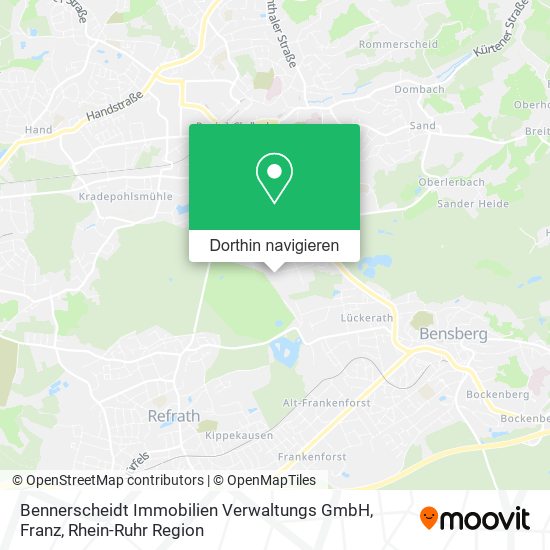 Bennerscheidt Immobilien Verwaltungs GmbH, Franz Karte