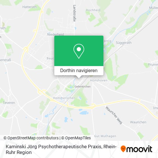 Kaminski Jörg Psychotherapeutische Praxis Karte