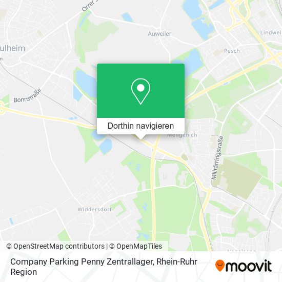 Company Parking Penny Zentrallager Karte