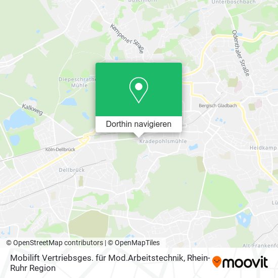 Mobilift Vertriebsges. für Mod.Arbeitstechnik Karte