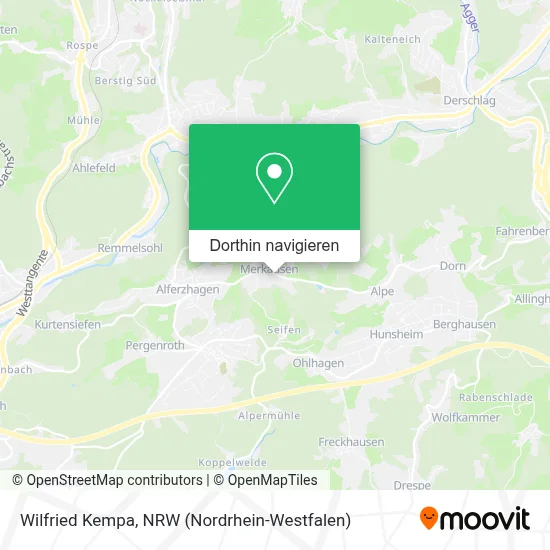 Wilfried Kempa Karte