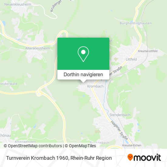 Turnverein Krombach 1960 Karte