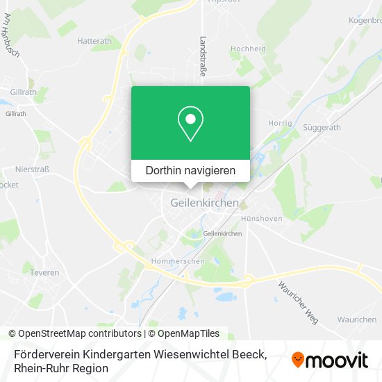 Förderverein Kindergarten Wiesenwichtel Beeck Karte