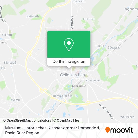 Museum Historisches Klassenzimmer Immendorf Karte