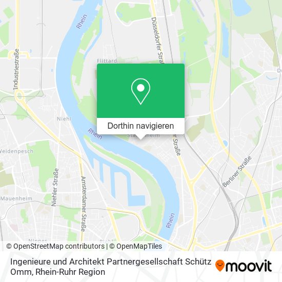 Ingenieure und Architekt Partnergesellschaft Schütz Omm Karte