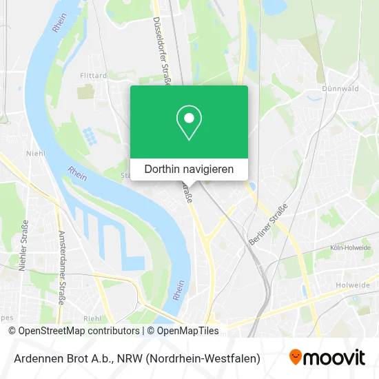 Ardennen Brot A.b. Karte